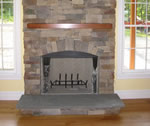 Stone Fireplace